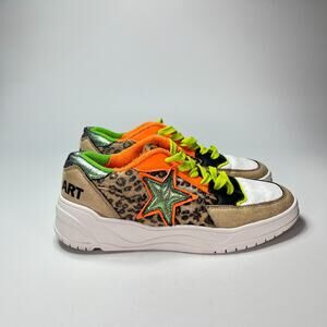 Shop Art Chunky Pam Multicolor Kids Youth Size 4.5 Faux Leather Sneaker Shoes